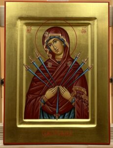 Богородица «Семистрельная» Образец 16 Великие Луки